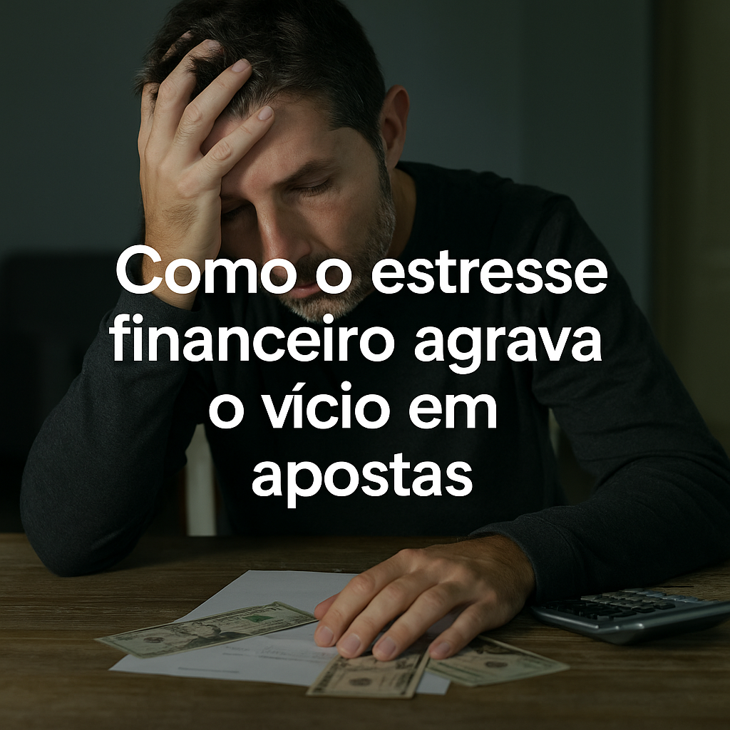 Como o estresse financeiro agrava o vício em apostas