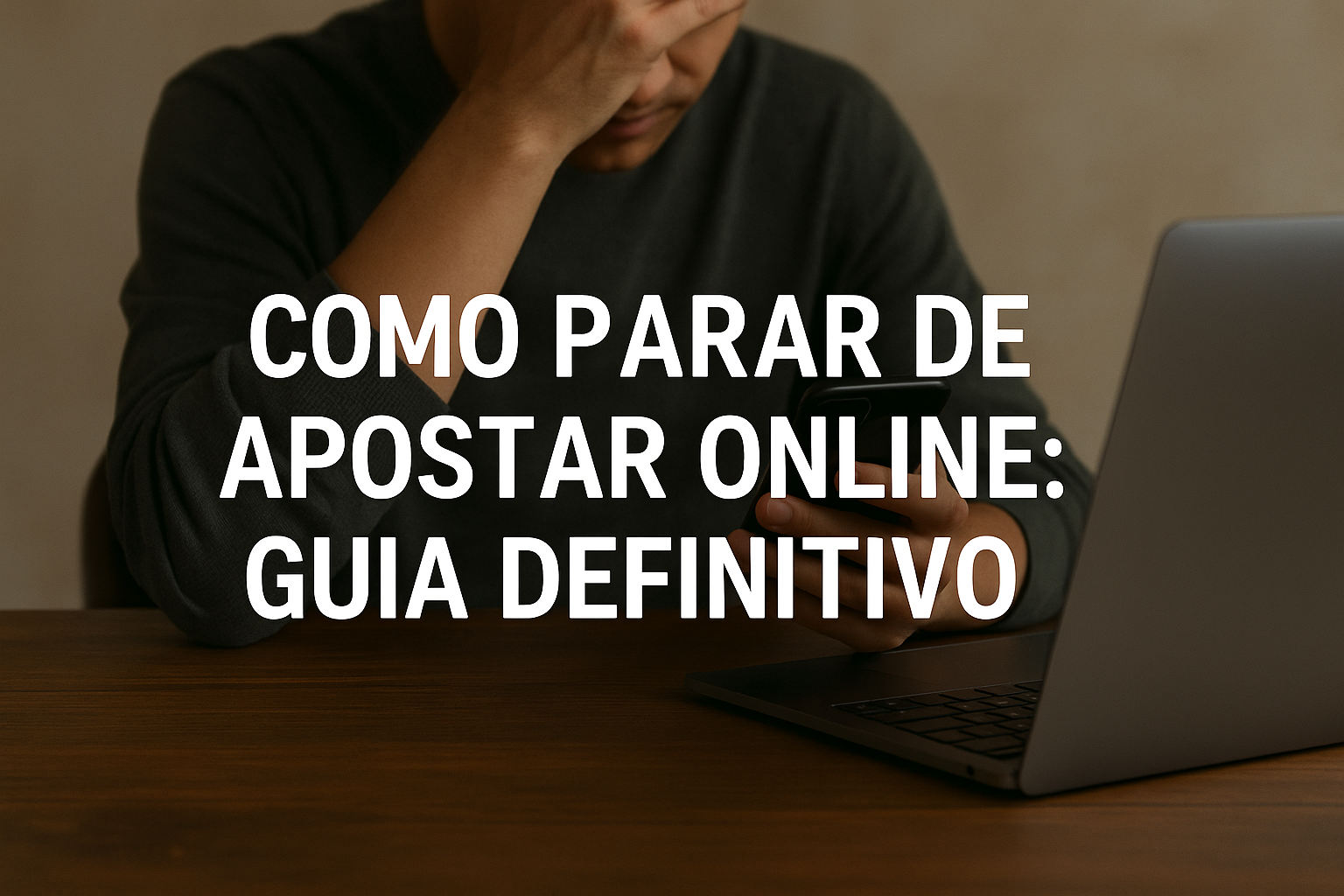 Como parar de apostar online: guia definitivo