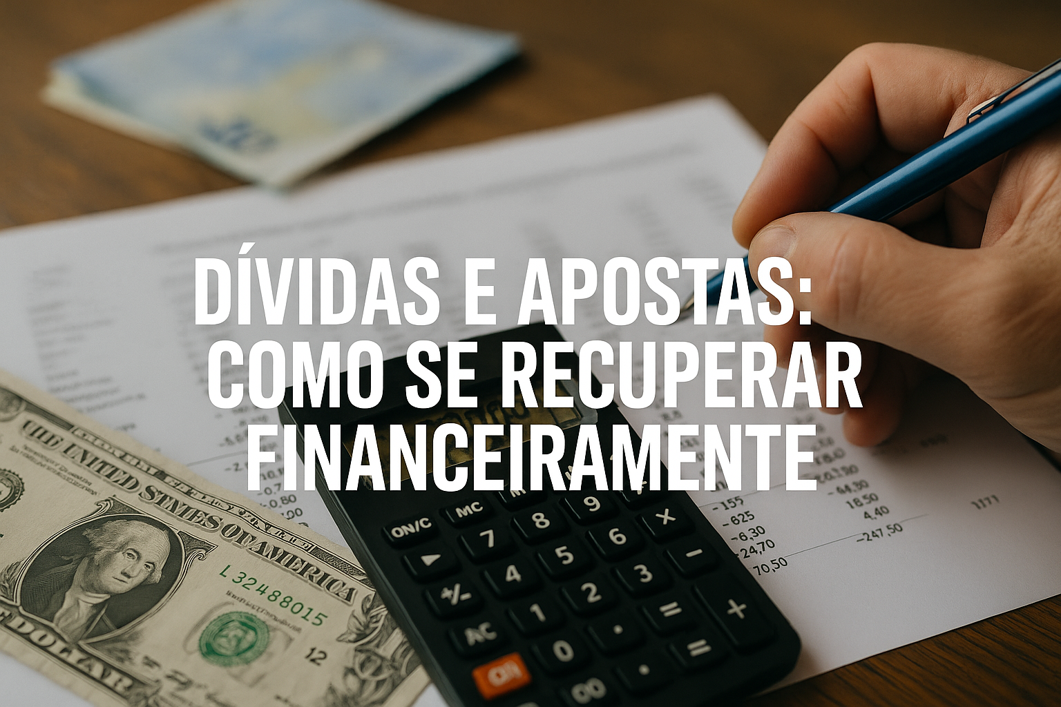 Dívidas e apostas: como se recuperar financeiramente