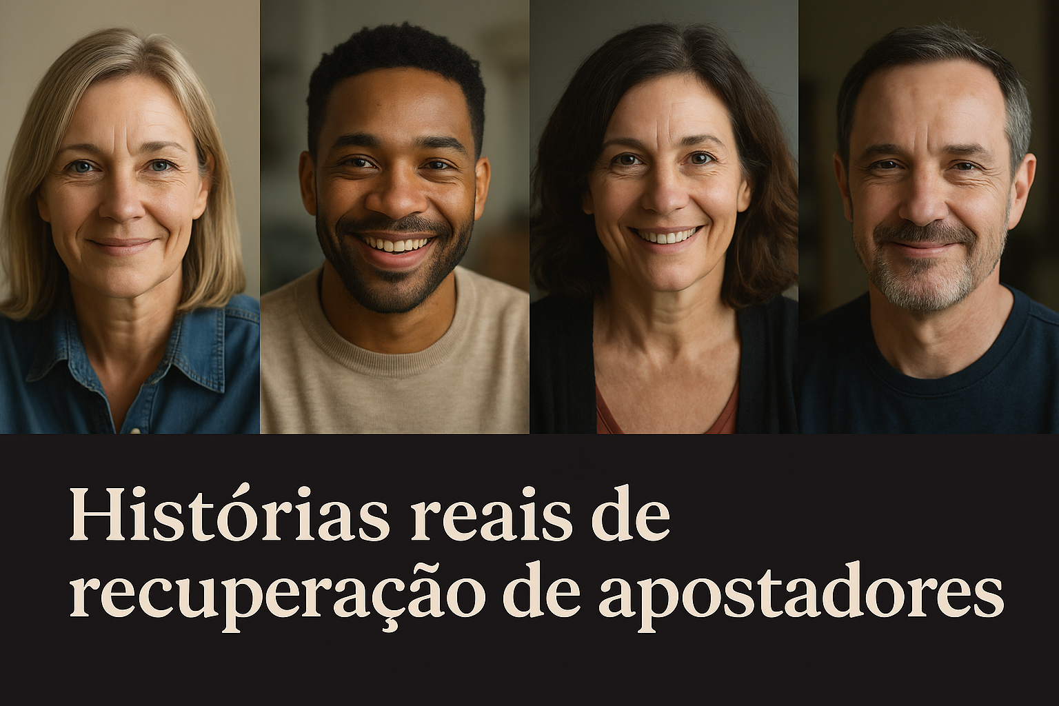 Histórias reais de recuperação de apostadores