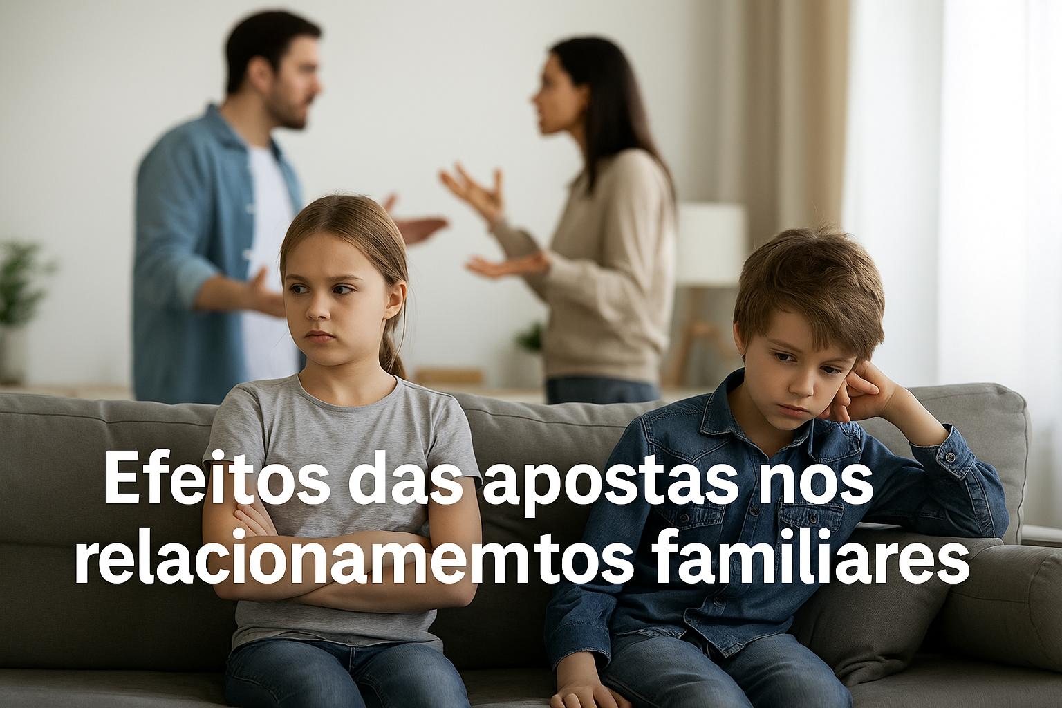 Efeitos das apostas nos relacionamentos familiares