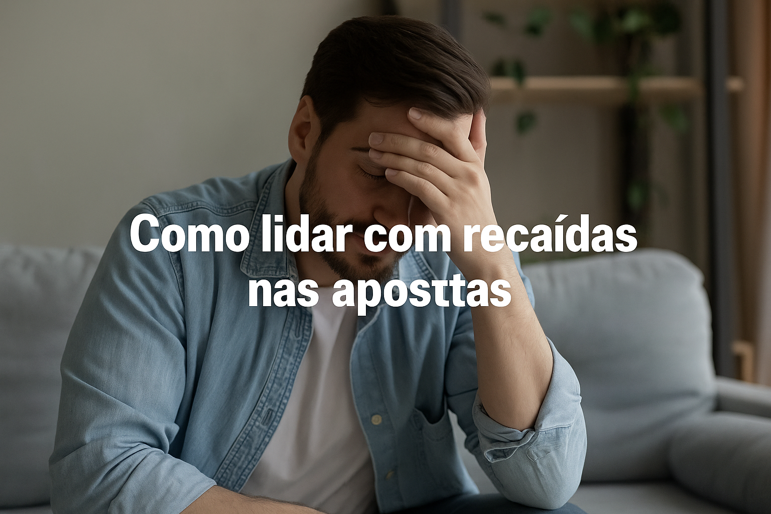 Como lidar com recaídas nas apostas