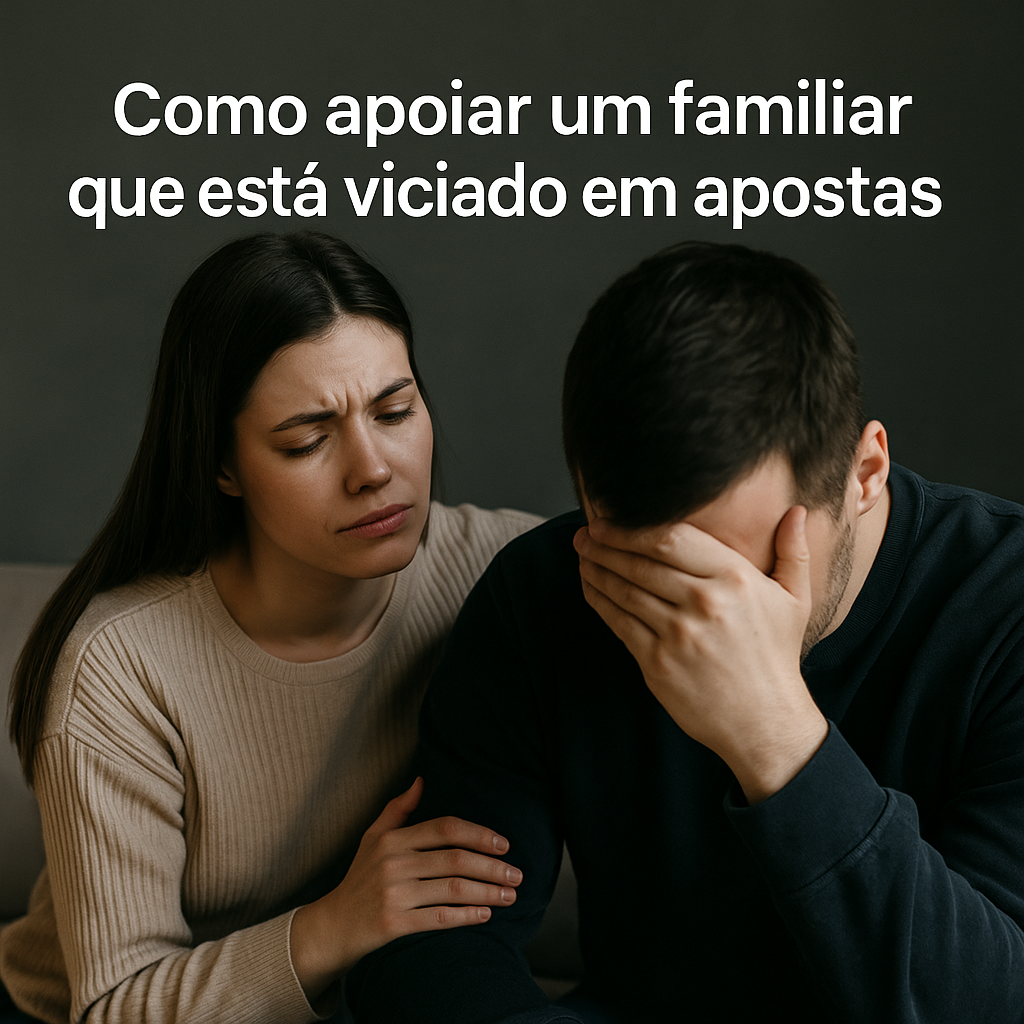 Como apoiar um familiar que está viciado em aposta